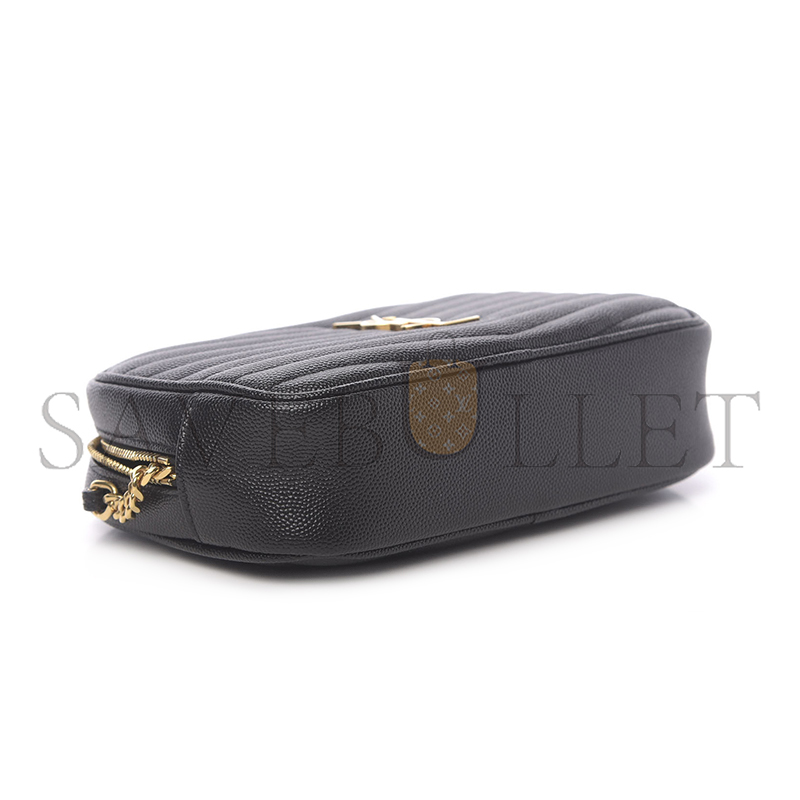 YSL LOU MINI BAG IN MATELASSÉ GRAIN DE POUDRE EMBOSSED LEATHER 6125791GF011000 (19*10.5*5cm)